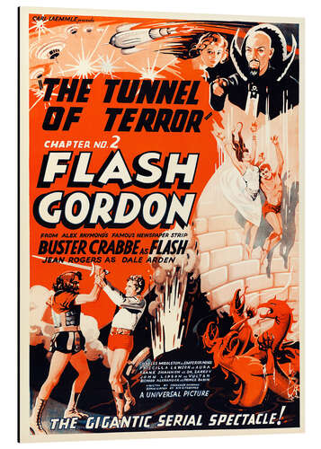 Stampa su alluminio Flash Gordon (inglese)