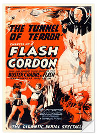 Selvklebende plakat Flash Gordon (Lyn Gordon)