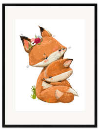 Framed art print I love you