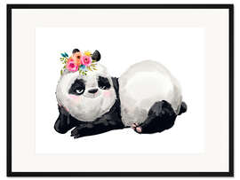 Gerahmter Kunstdruck Pandaprinzessin