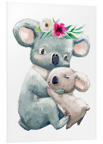 Foam board print Koala mum