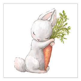 Wall print  My carrot - Eve Farb