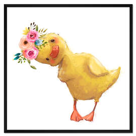 Gerahmter Kunstdruck Frühlingsküken