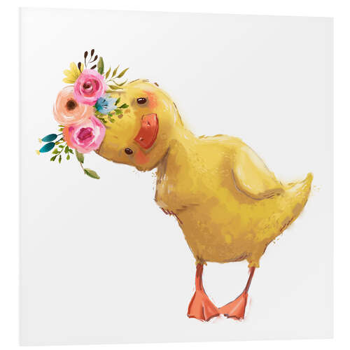 Foam board print Spring duckling