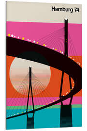 Magnettafel Hamburg 74