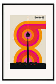 Gerahmter Kunstdruck Berlin 69