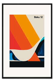 Gerahmter Kunstdruck Baku 12