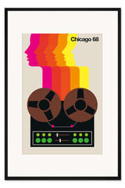 Gerahmter Kunstdruck Chicago 68 - Bo Lundberg