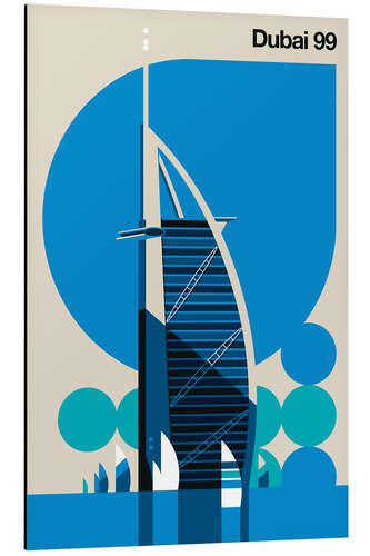 Tableau en aluminium Dubai 99