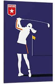 Cuadro de aluminio Female Golfer