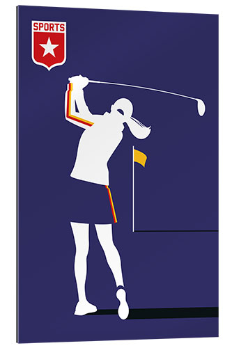 Galleritryk Female Golfer