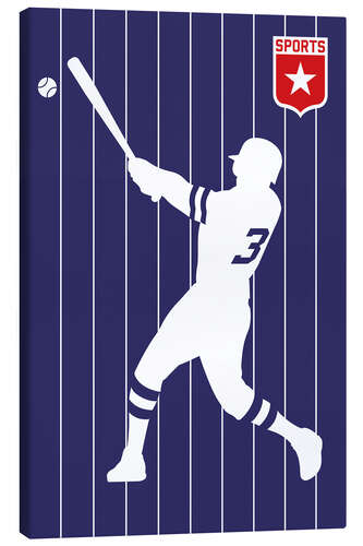 Canvas print Baseball