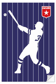 Wall sticker Baseball