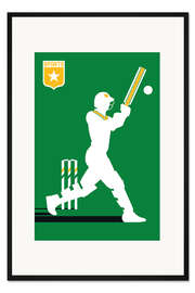 Gerahmter Kunstdruck Cricket