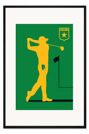 Gerahmter Kunstdruck Golf II