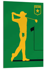 Gallery print Male golfer