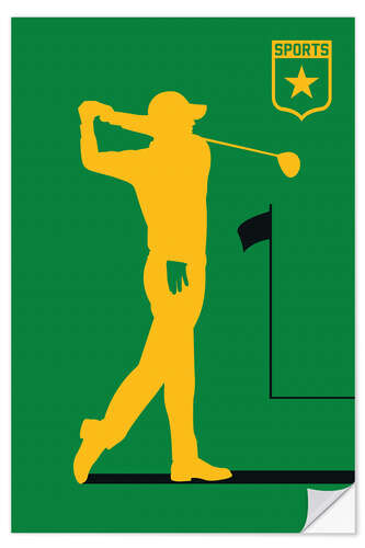 Wandsticker Golf II