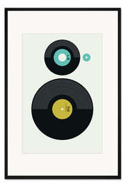 Gerahmter Kunstdruck LP vs. EP