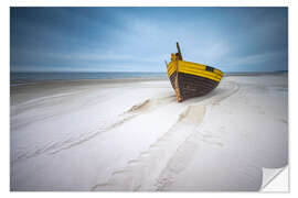 Selvklebende plakat Wooden boat