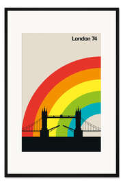Gerahmter Kunstdruck London 74