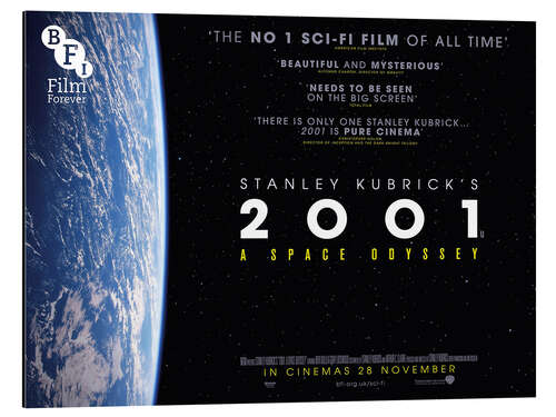 Aluminiumsbilde No 1 Sci-Fi Film of all time - 2001: A space odyssey