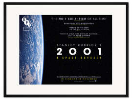 Gerahmter Kunstdruck 2001: Odyssee im Weltraum Abenteuer