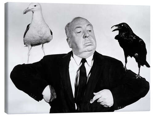 Leinwandbild Alfred Hitchcock, die Vögel II