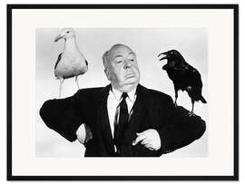 Gerahmter Kunstdruck Alfred Hitchcock, die Vögel II