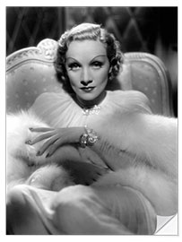 Wall sticker Marlene Dietrich in Desire