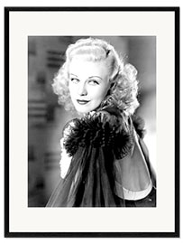 Impression artistique encadrée Ginger Rogers