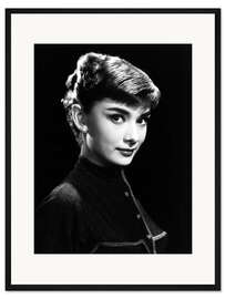 Gerahmter Kunstdruck Roman Holiday, Audrey Hepburn