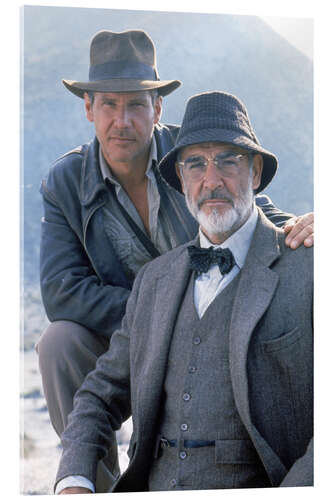 Acrylic print Indiana Jones and the last crusade