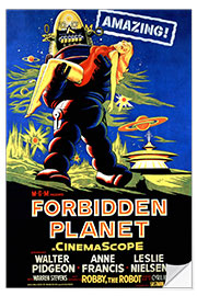 Självhäftande poster Forbidden Planet III