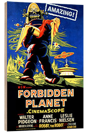 Stampa su legno Forbidden Planet III