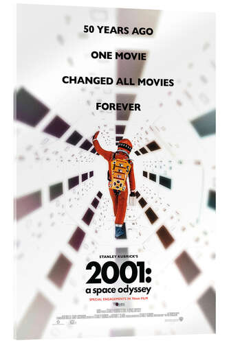 Akryylilasitaulu 2001: A Space Odyssey 50th Anniversary