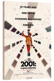 Holzbild 2001: A Space Odyssey 50th Anniversary