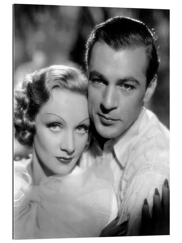 Gallery print Marlene Dietrich and Gary Cooper