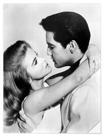 Sticker mural Ann Margret et Elvis Presley dans L'Amour en quatrième vitesse