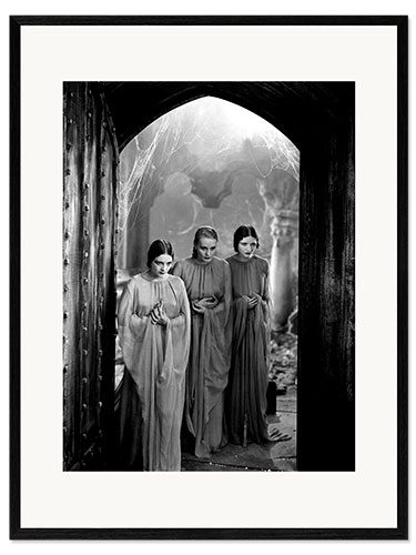 Gerahmter Kunstdruck Dracula - Geraldine Dvorak, Cornelia Thaw & Dorothy Tree