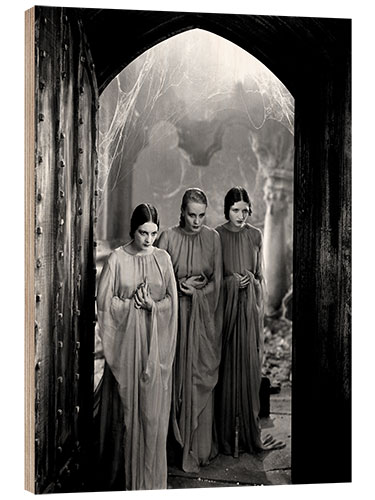 Holzbild Dracula - Geraldine Dvorak, Cornelia Thaw & Dorothy Tree