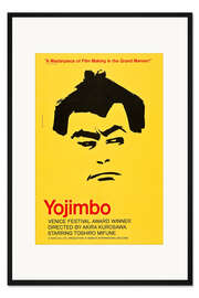 Gerahmter Kunstdruck Yojimbo - Der Leibwächter (englisch)