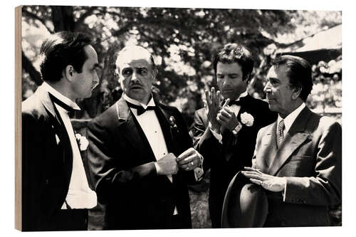 Hout print The Godfather 1972