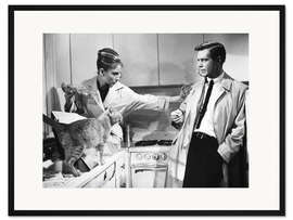 Gerahmter Kunstdruck Frühstück bei Tiffany, Küchenszene