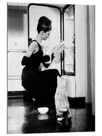 Gallery print Breakfast at Tiffany&#039;s, Audrey and the Fridge