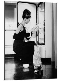 Magnettafel Frühstück bei Tiffany, Audrey am Kühlschrank