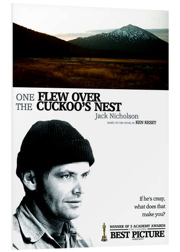 Foam board print One Flew Over the Cuckoo's Nest