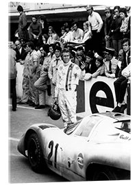 Akrylglastavla  Le Mans, Steve McQueen