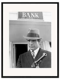 Framed art print Bonnie und Clyde, Warren Beatty