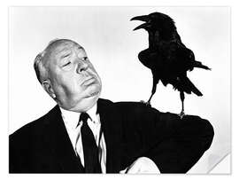 Vinilo para la pared Alfred Hitchcock, Los pájaros I