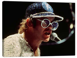 Canvas print Elton John, February 1976